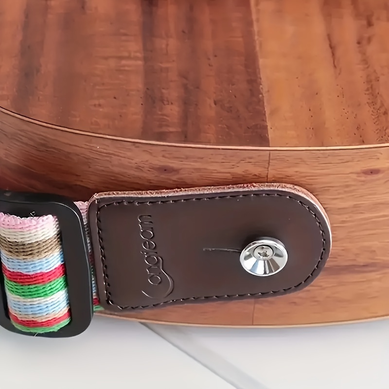 2PCS Guitar Accessories Folk Guitar Buckle, Electric Guitar Bass Strap Nail, Strap Button, Strap Tail Nail