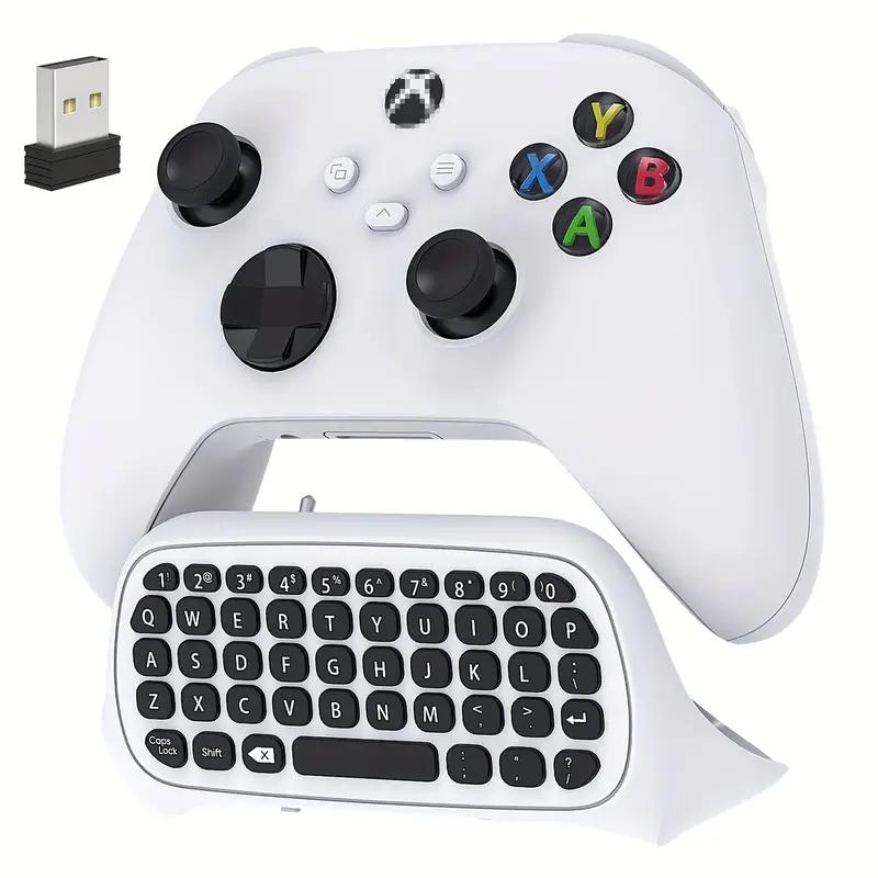 Clavier Contrôleur Pour Xbox Series X/S/One/One S, Clavier De Jeu Sans Fil,  Clavier De Messages Avec Récepteur USB, Prise Audio/casque, Accessoires De  Jeu Pour Xbox - Temu Switzerland