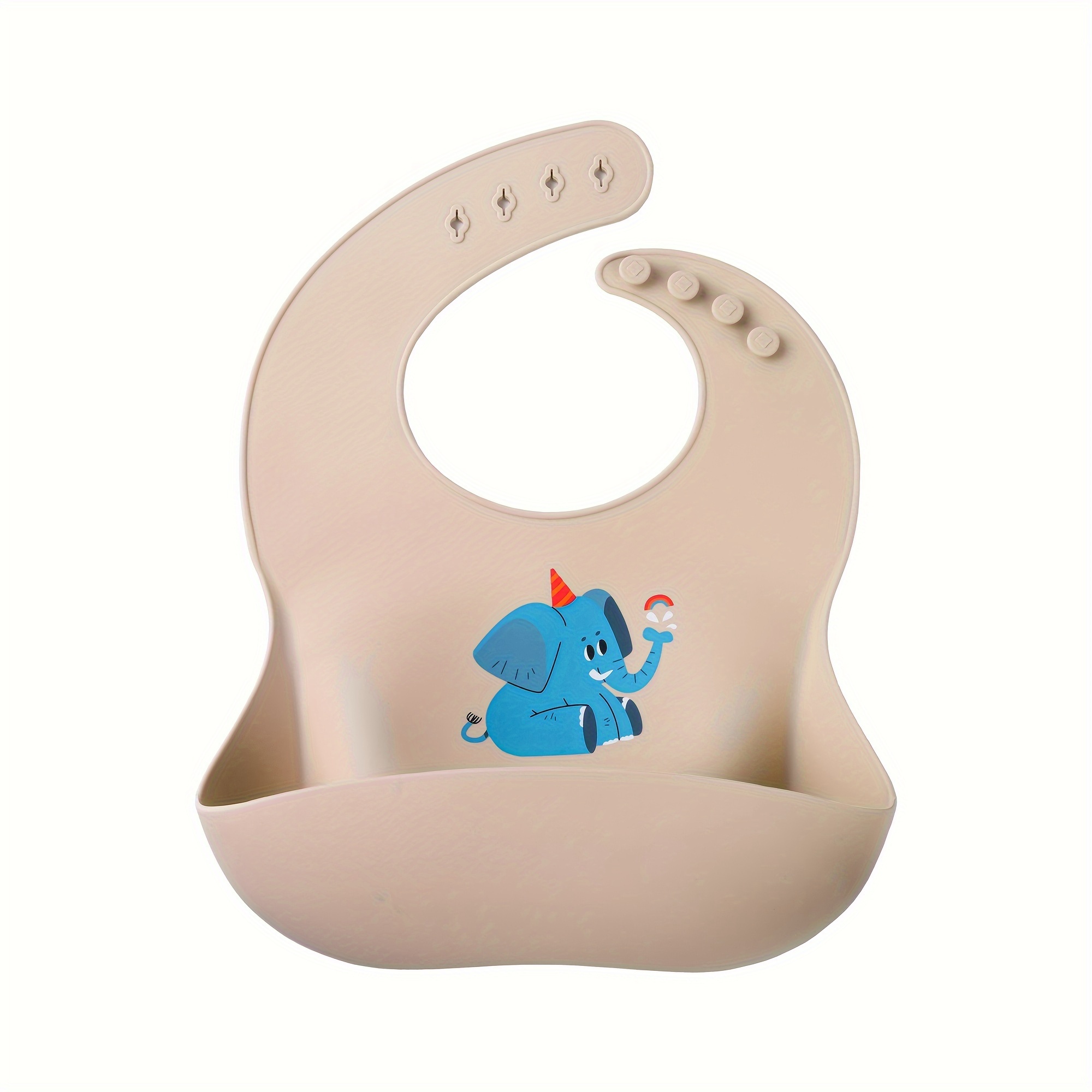Image of Silicone Baby Bibs For Babies & Toddlers, Soft, Non-messy, Reusable Silicone Bibs, Perfect For Christmas And Thanksgiving Gifts