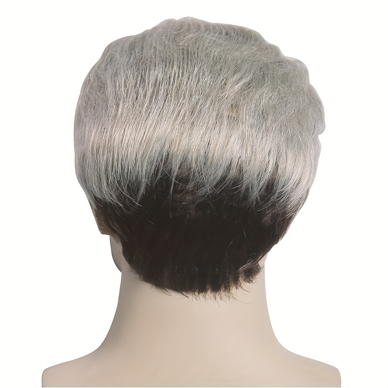 4 Styles, Trendy Fine Short Straight Wig With Bangs, Realistic Natural Looking Fiber Wig, For Daily Party Cosplay Use details 7