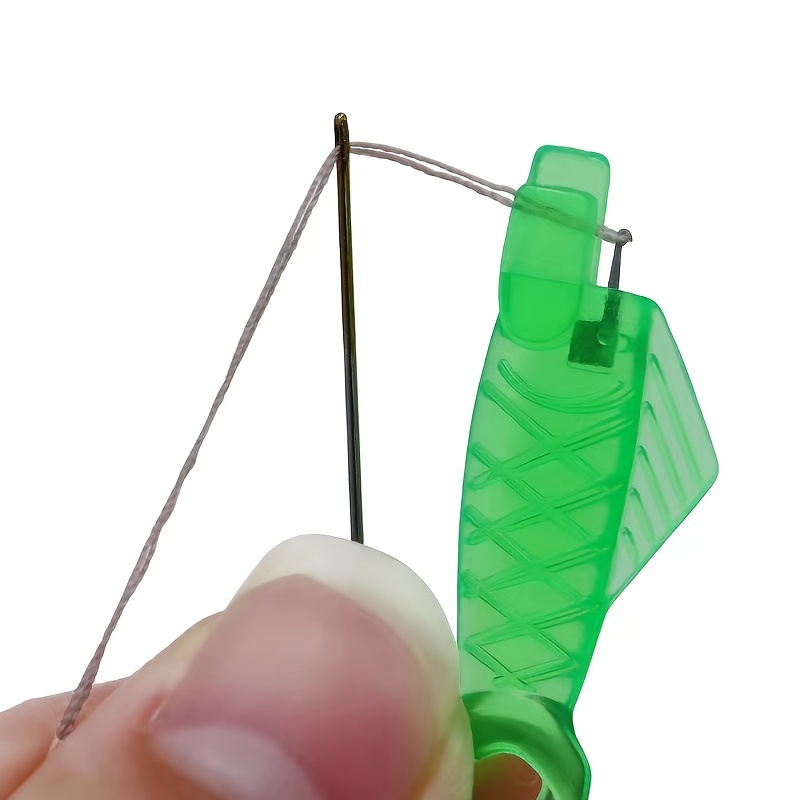 Mini Sewing Machine Needle Threader With Hook Plastic Stitch - Temu