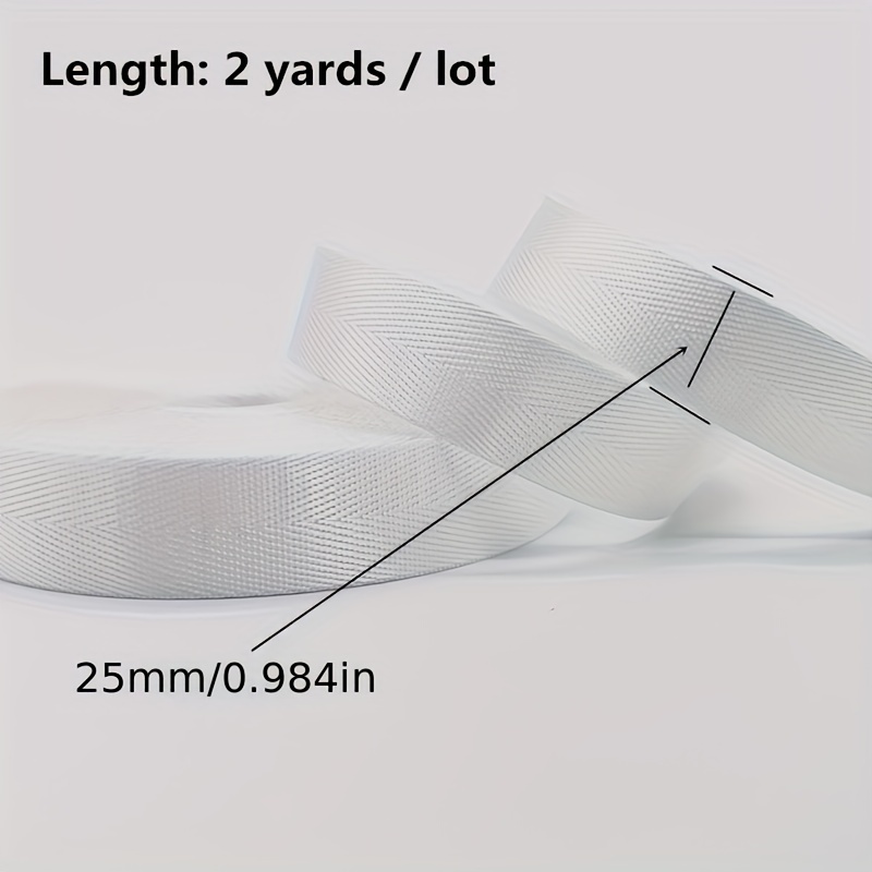 2 Yards 1(25mm) High Quality Strap Nylon Webbing Ribbon Herringbone  Pattern Knapsack Strapping Sewing Bag Belt Accessories