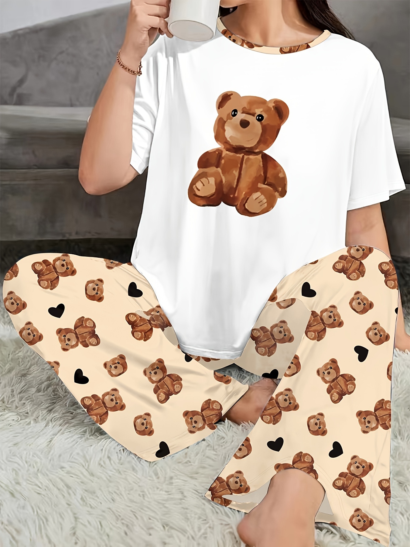 Teddy Bear Pajamas - Temu Canada