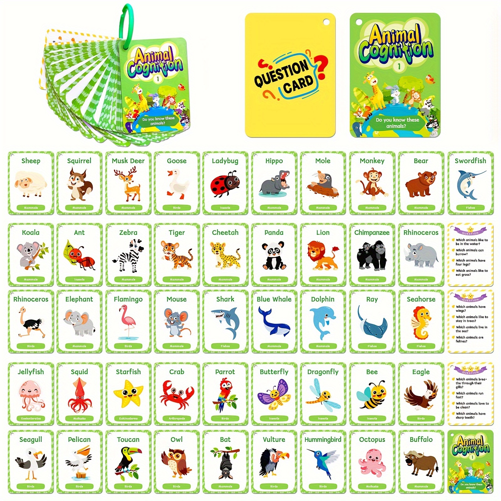 Puzzle Animales Bebé 4en1, 1 - 39 piezas
