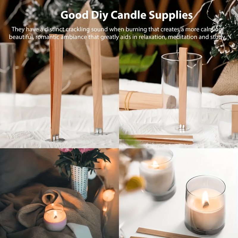 DiY : Une bougies à mèches de bois