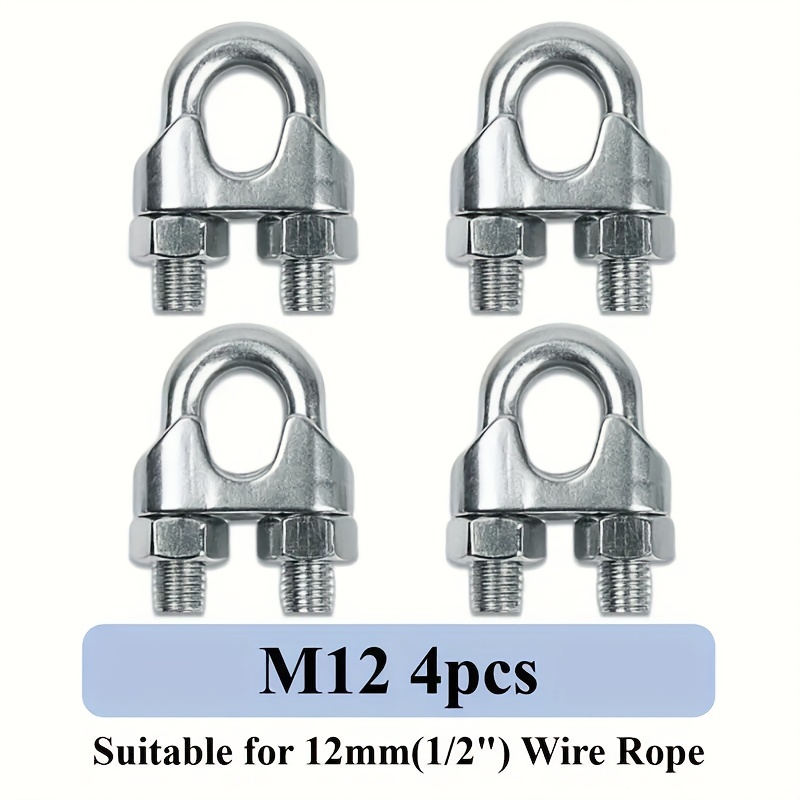 Stainless Steel Wire Rope Cable Clamp Pliers 4 Sizes