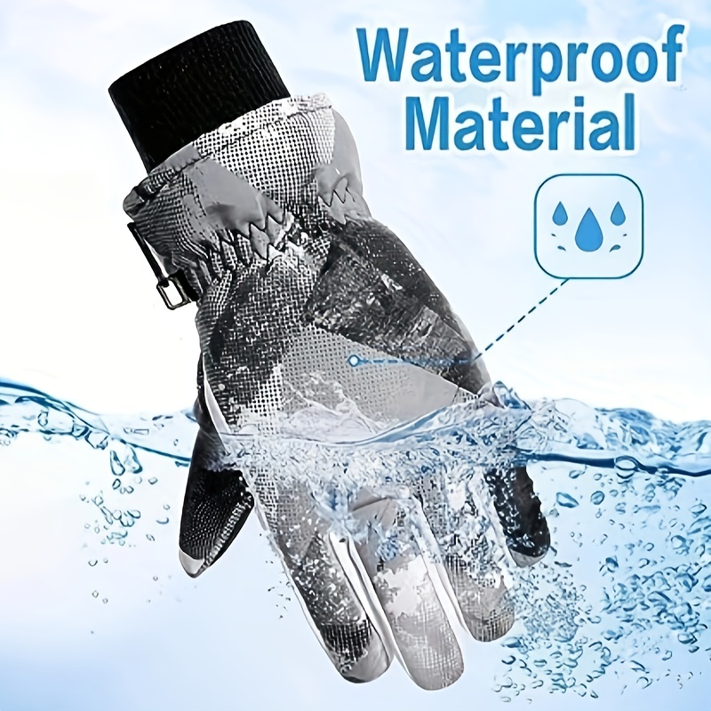 Children's Waterproof Gloves Winter Warm Keeping Gloves Boys - Temu Germany