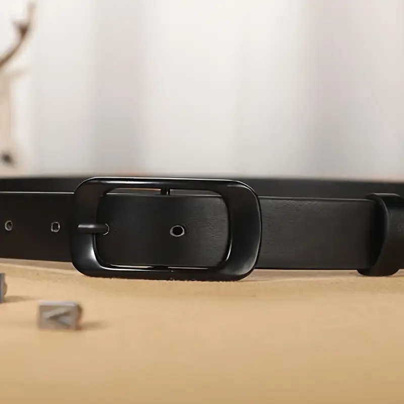 пряжка ремни винтажные ремень из искусственной кожи однотонный для женщин повседневные джинсы брюки поясные детали 4