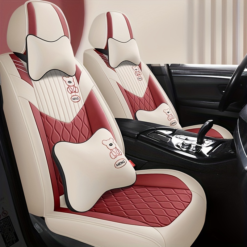 Car Seat Cover Funda Asiento Cuero Completa Todas Estaciones - Temu