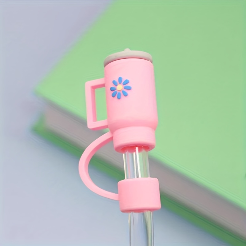 Lovely Cartoon Reusable Drinking Straw Plugs Dustproof - Temu