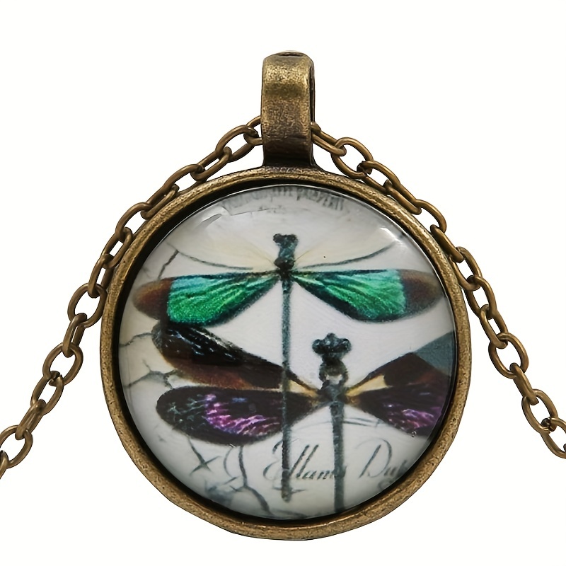 Vintage Necklace Dragonfly - Temu