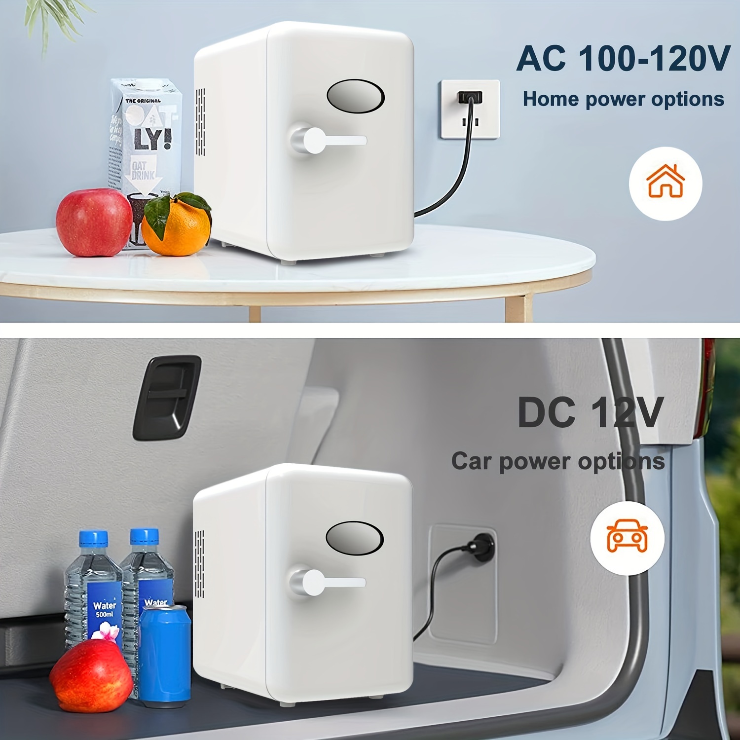 1pc Refrigerador Coche Mini Nevera Portátil Hogar Dormitorio