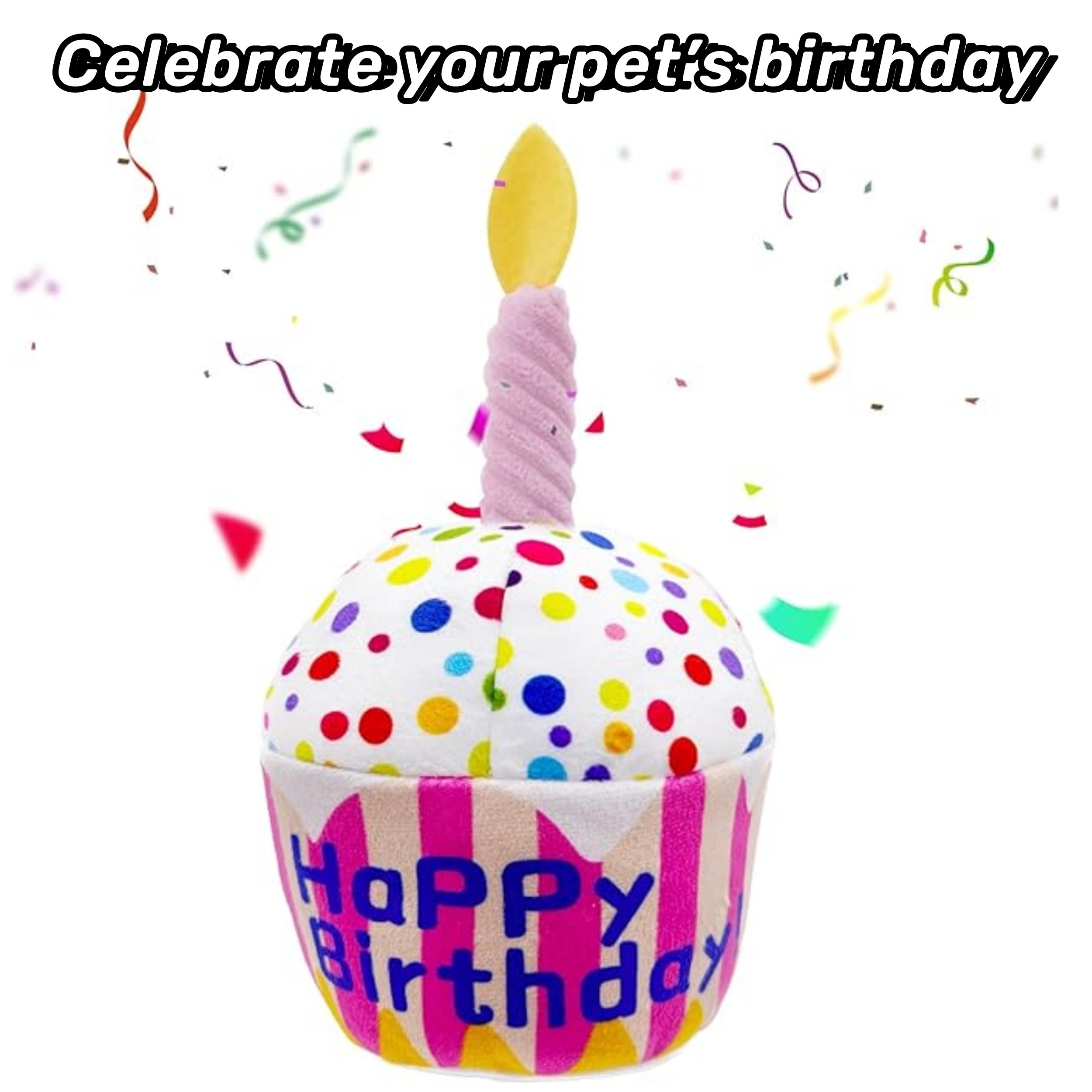 1pc Lindo Hueso/bulldog Decoración Feliz Cumpleaños Cake Topper Acrílico  Cake Topper, Compre Ahora Ofertas Por Tiempo Limitado