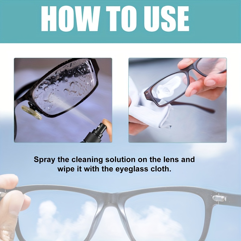 3Pcs Eyeglass Cleaner, Portable Eyeglasses Cleaner Carbon Eyeglass Care  Products, Microfiber Spectacles Mini Sunglasses Brush Soft Brush Cleaning