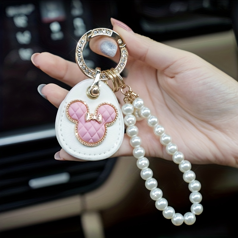Anti-lost Phone Number Plate Pendant Car Keychain Key Ring Keyring  Accessories