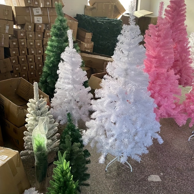 家庭、オフィス、クリスマスパーティーの装飾、クリスマス用品用の折りたたみ式金属スタンド付き人工クリスマスツリー