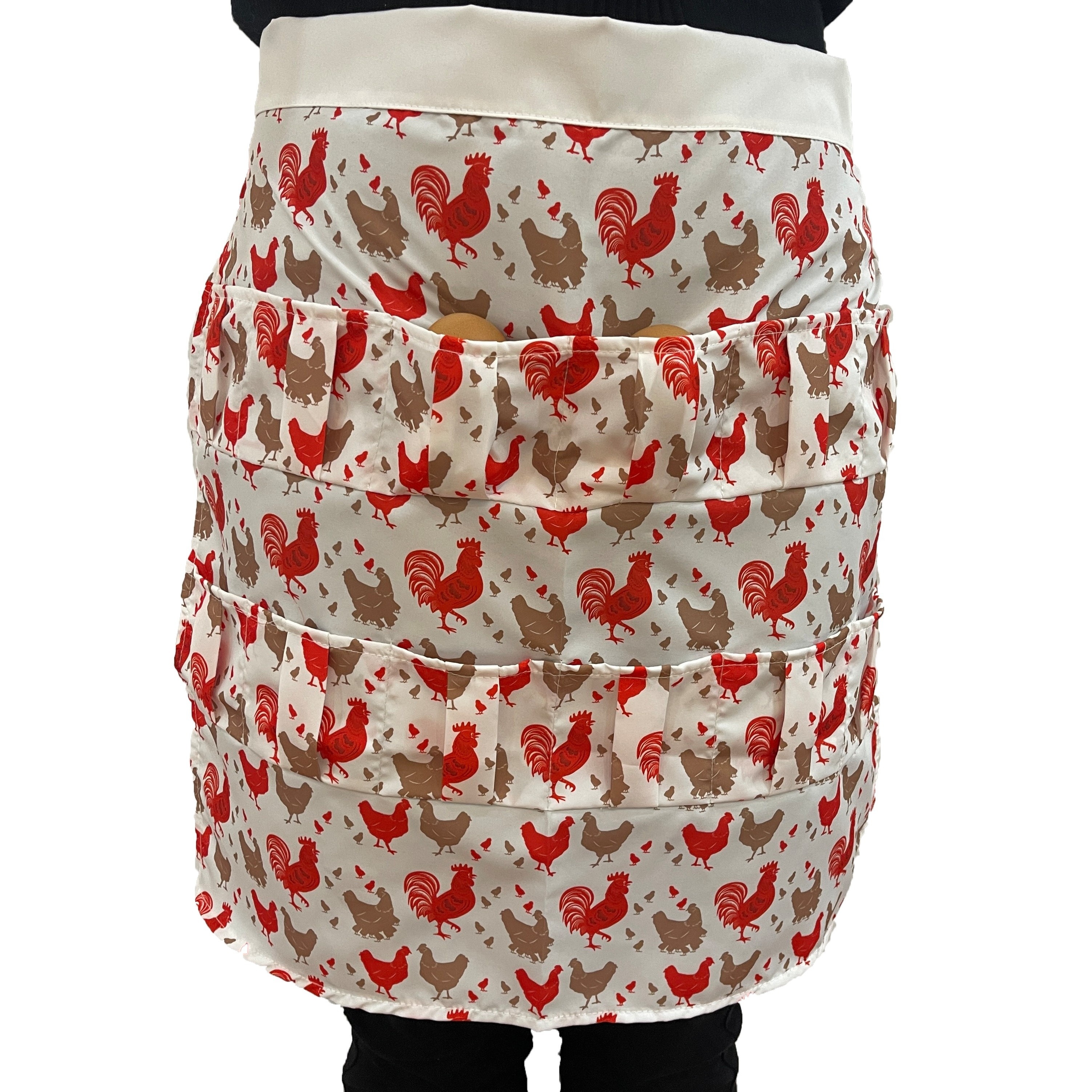 Multi-pocket Egg Collecting Apron Fresh Goose Chicken Eggs Collect