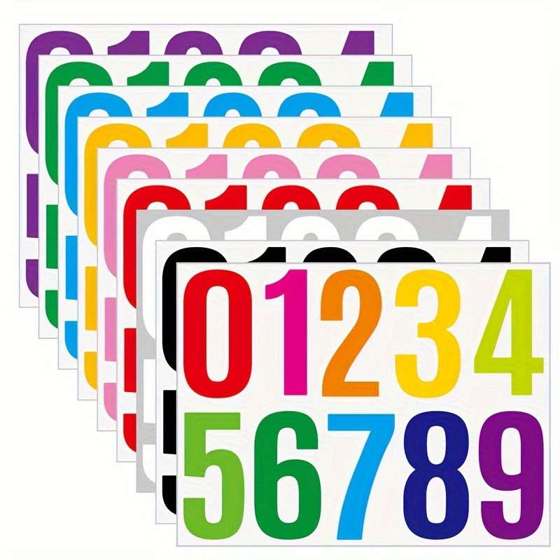 10 Stück Schlüsselschild Kunststoff Nummernschild Farbe - Temu Austria