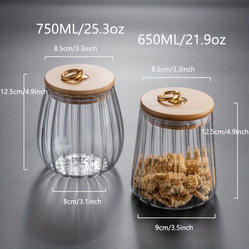 Snack Glass Canisters