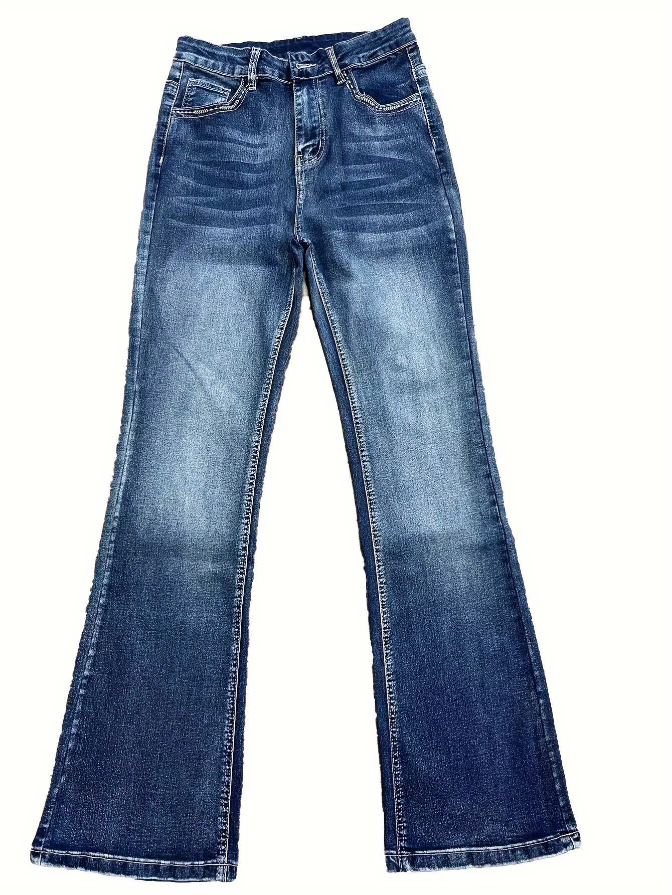 Women's Vintage Jeans Plus Size Single breasted Medium - Temu