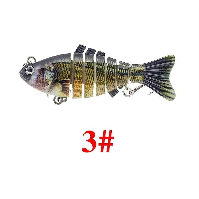 1pc Bionic Plastic Fishing Lure - 7-section Saltwater Fish Bait - 23.5g,  9.5cm - Perfect For Catching Big Fish - Sports & Outdoors - Temu Austria