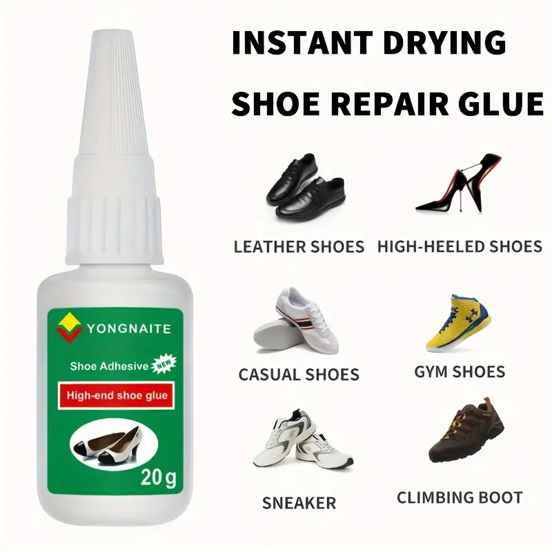 1 Pieza De Pegamento Para Zapatos: Pegamento Seco Instantáneo Para  Reparación De Zapatos, Zapatos De Cuero, Zapatos Deportivos, Zapatos De  Tabla, Pega
