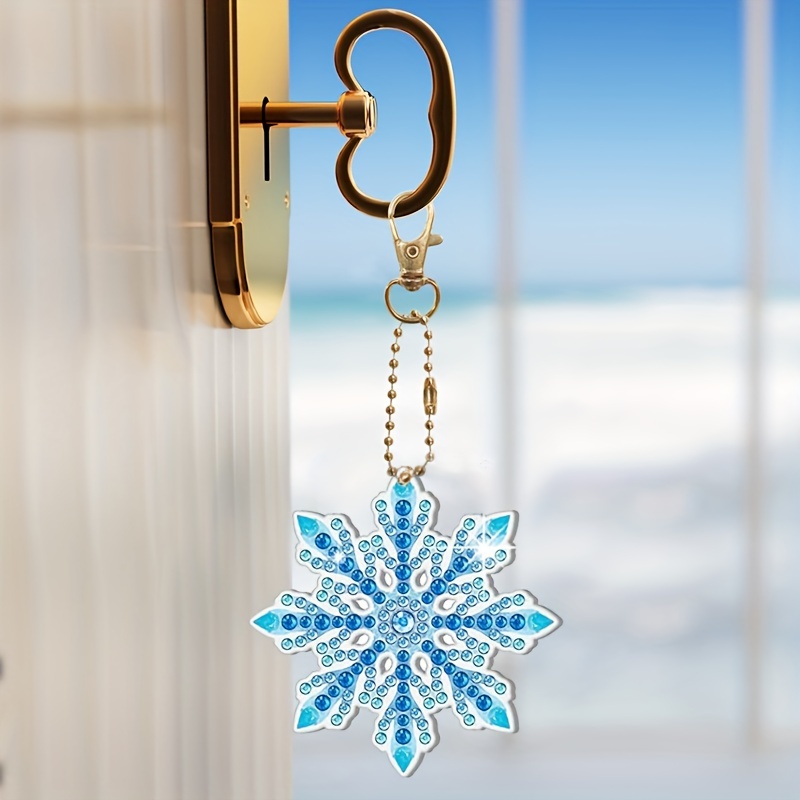 Snowflake Diamond Art Card Kit by Make Market® Christmas