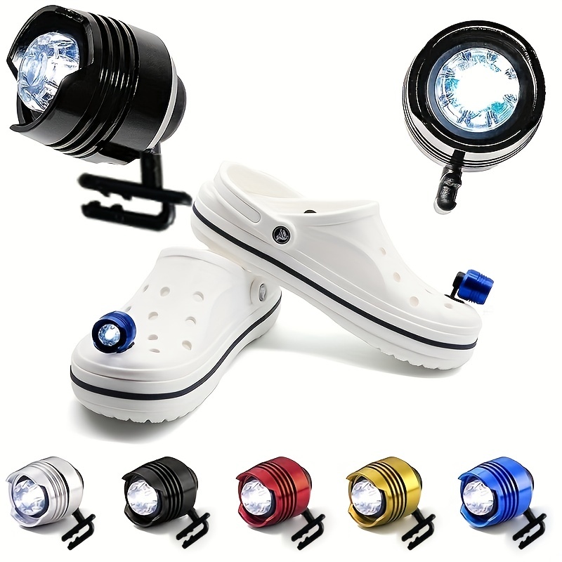 1pair Headlights For Croc, Small Lights For Croc Shoes Decoration