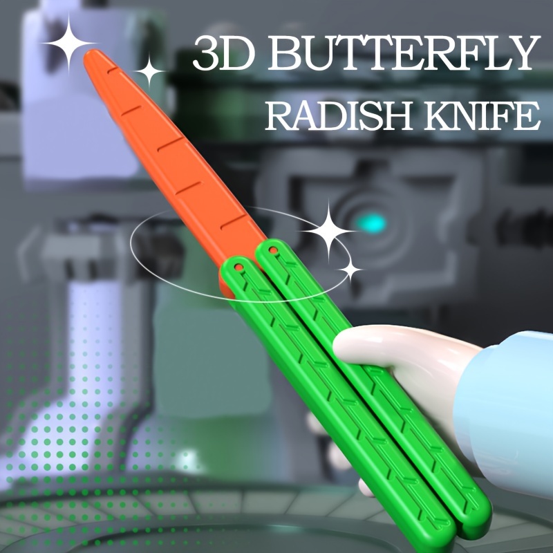 3D Gravity Radish Knife – BubblePup