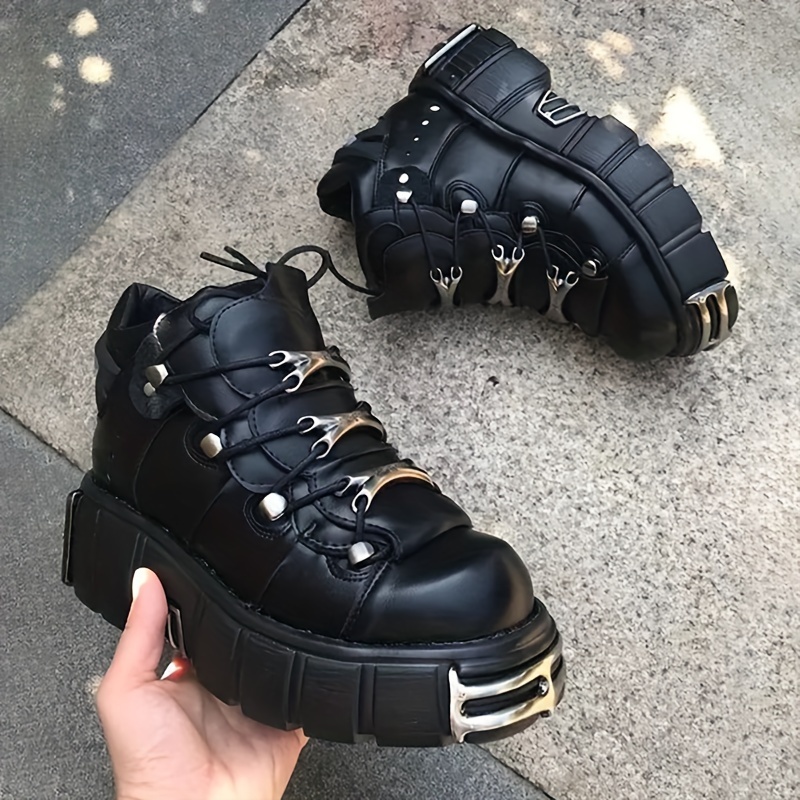 Amazon.com | New Rock Unisex 272-S1 Black Metallic Reactor