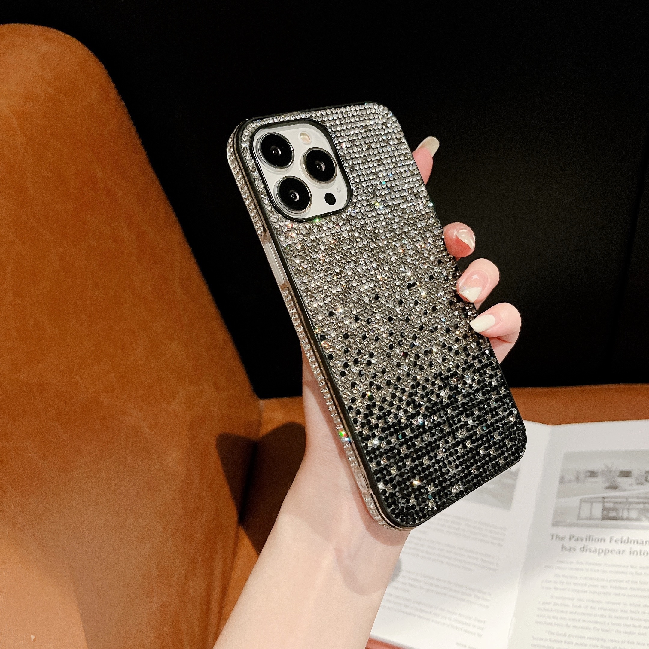 Carcasa Premium Glitter Degradado Verde Plata iPhone 7 / iPhone 8 / iPhone  SE 2020