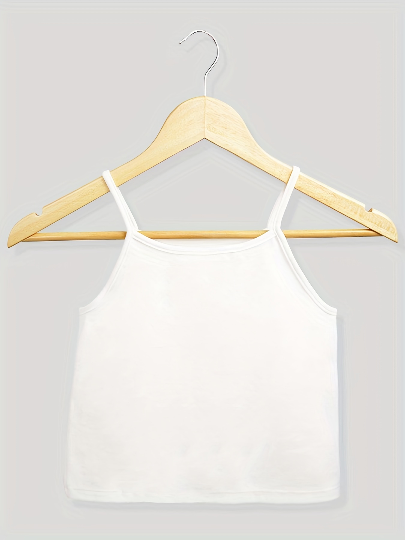 Girl's Camisole Top Solid Color 95% Cotton Comfy Soft - Temu