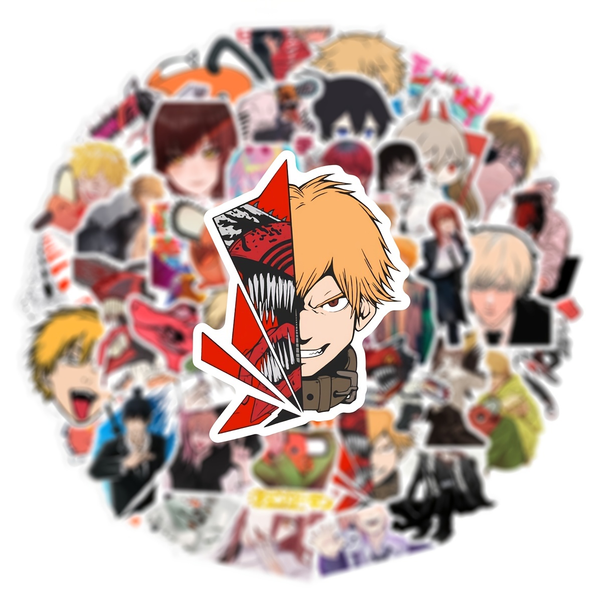 50PCS New Cartoon Anime One Piece Stickers