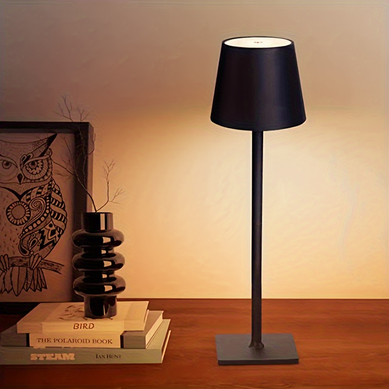 Luxurious And Simple Square Led Desk Lamp Usb Charged Three - Temu