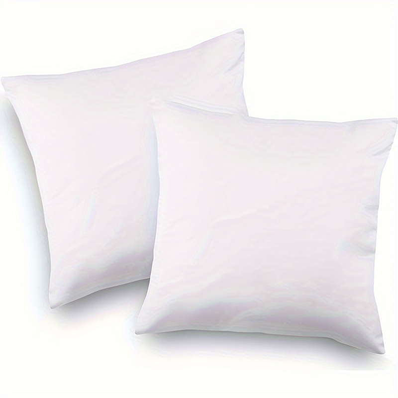 TEMU White Bedding Throw Pillows Insert Bed And Couch Pillows Core Indoor Decorative Pillows For Sofa Couch Car Bed Decor Christmas Decor, Bedroom