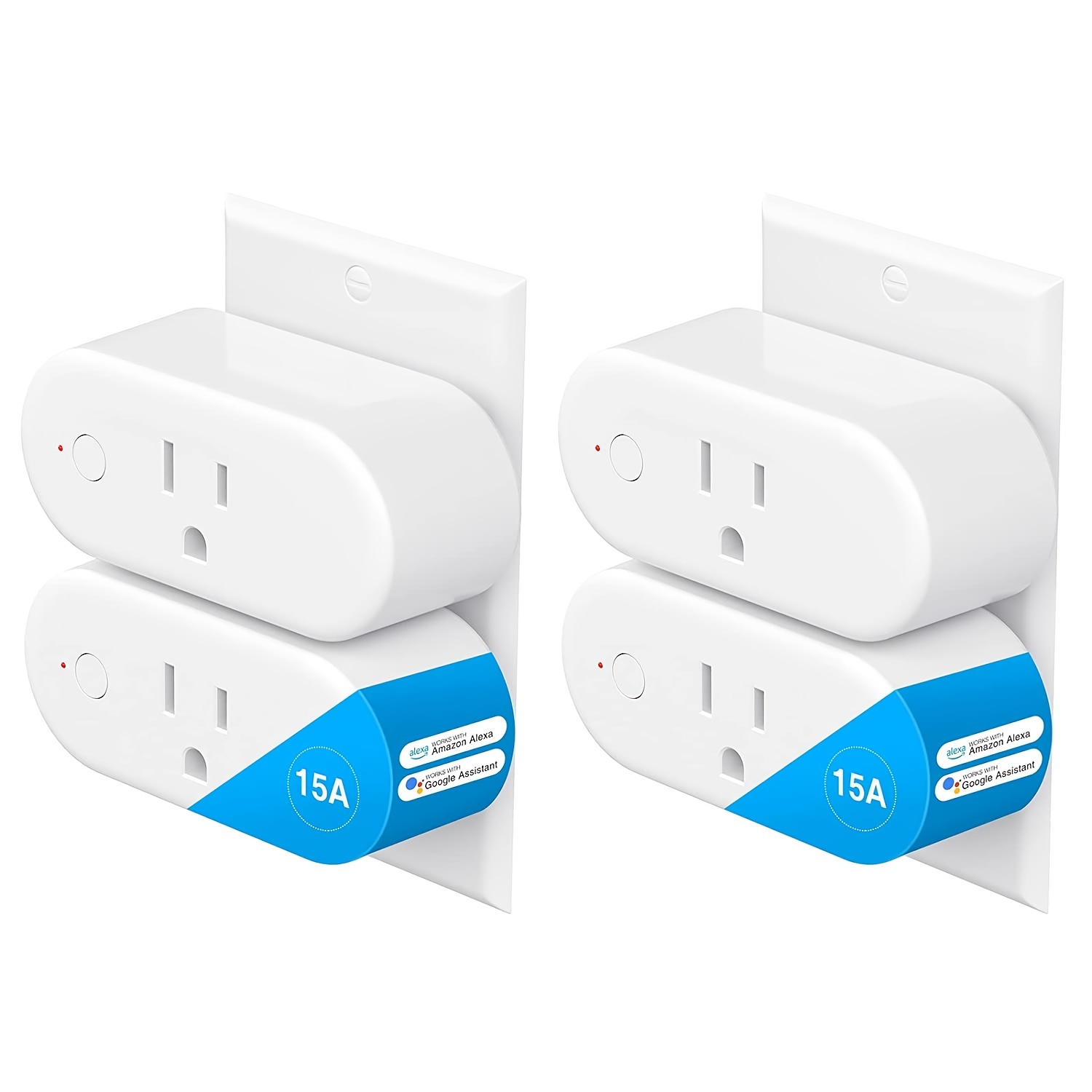 Control Your Heavy Appliances with WISEBOT Wi-Fi Plug, 4 Pack