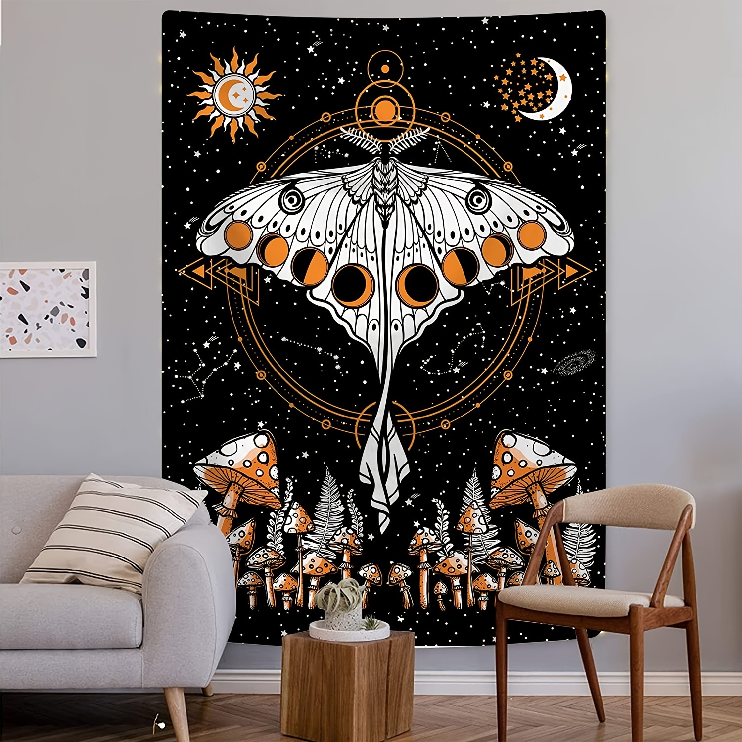 Black aesthetic tapestry hot sale