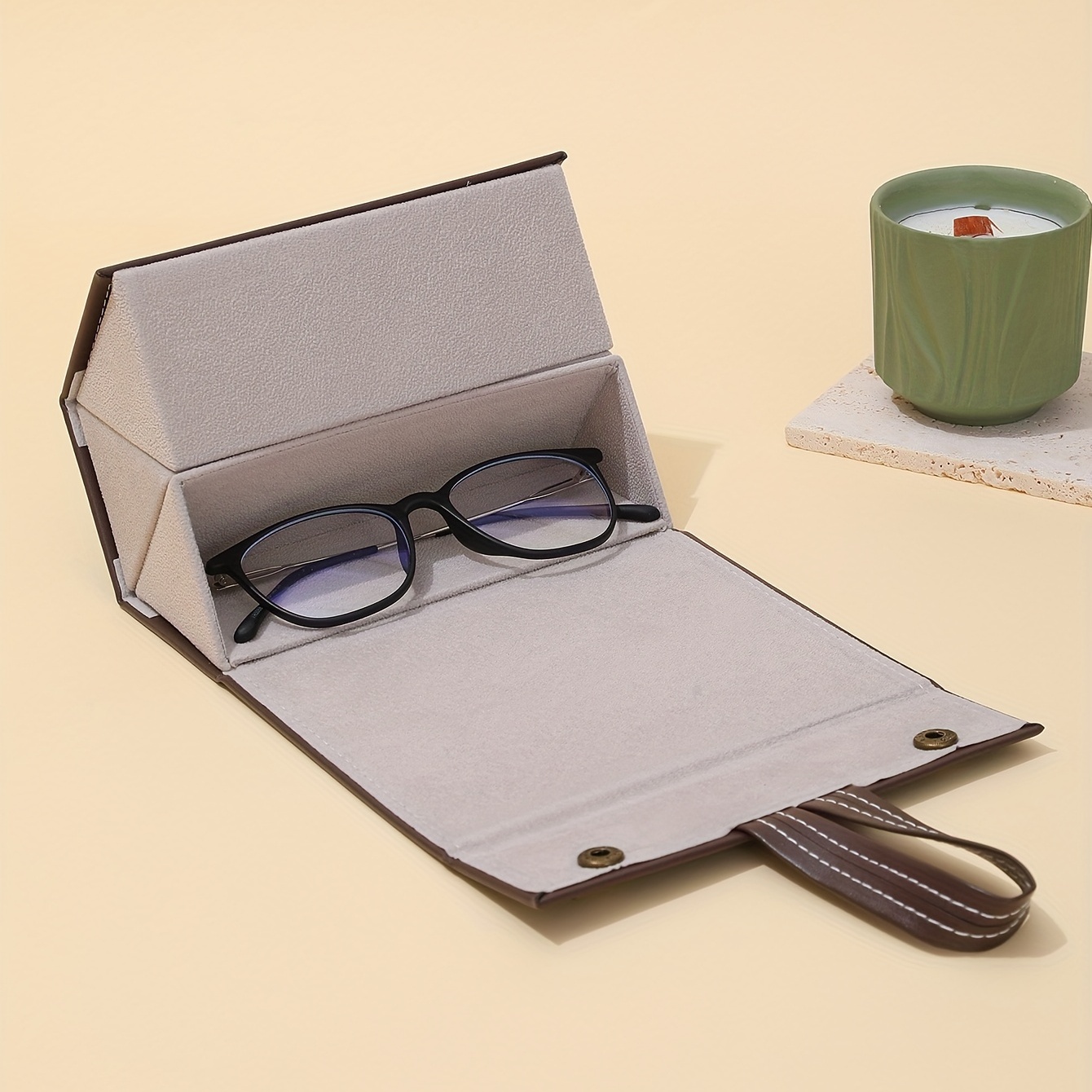 Organizador de lentes de sol, 5 ranuras, estuche compacto para gafas de  viaje, múltiples pares de cajas de almacenamiento para gafas, soporte para