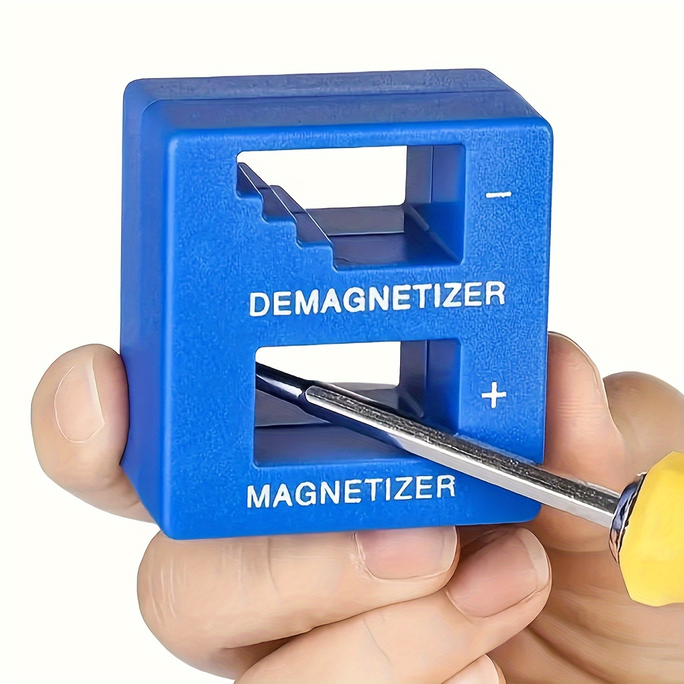 

Magnetizer And Demagnetizer, For Screwdrivers, Screws, Sockets, Nuts, Bolts, Nails, Drivers, Wrenches, Tweezers, And Other Steel Tools