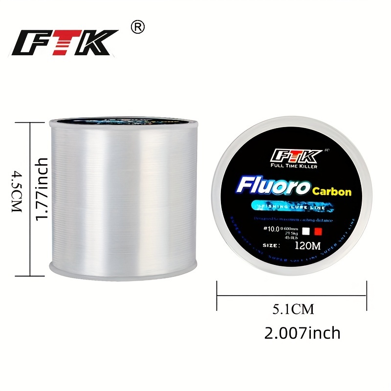 Ftk Fluorocarbon coated Nylon Monofilament Fishing Line - Temu Canada