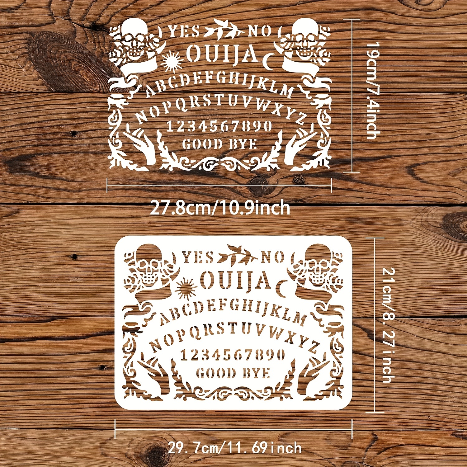 Plantilla de tablero Ouija - Plantillas de tablero Ouija, plantilla de  Halloween, plantilla de Ouija, tablero de Ouija, plantilla de murciélago