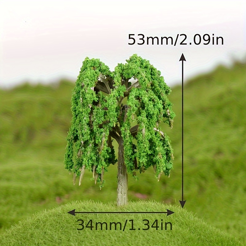 1pc model trees miniature model tree train scenery - Temu Canada