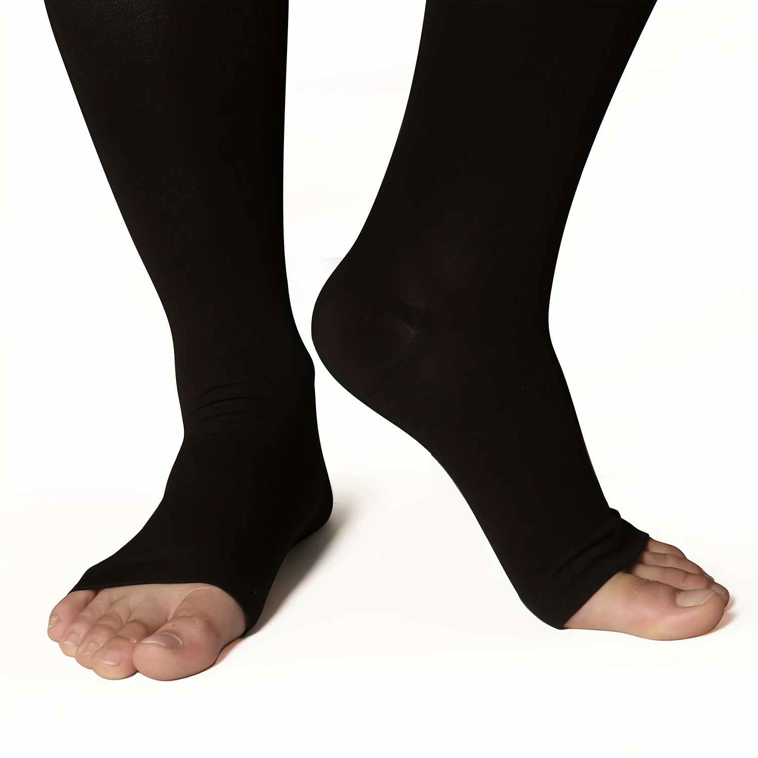 Thigh High Compression Stockings 20-30mmHg Toeless Unisex Leg Support Hose