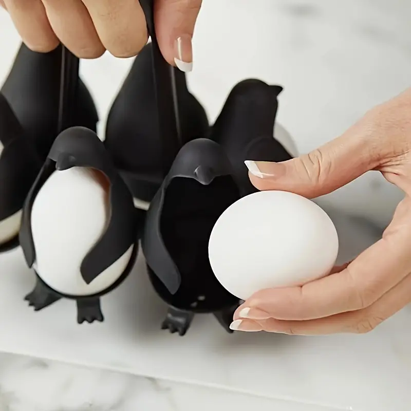 3 Function In 1 Egg Holder For Cooking, Storage And Serving, Penguin Shaped  Egg Cooker For Making Soft Or Hard Boiled Eggs, Refrigerator Storage, Eggs,  6 Eggs - Temu Austria