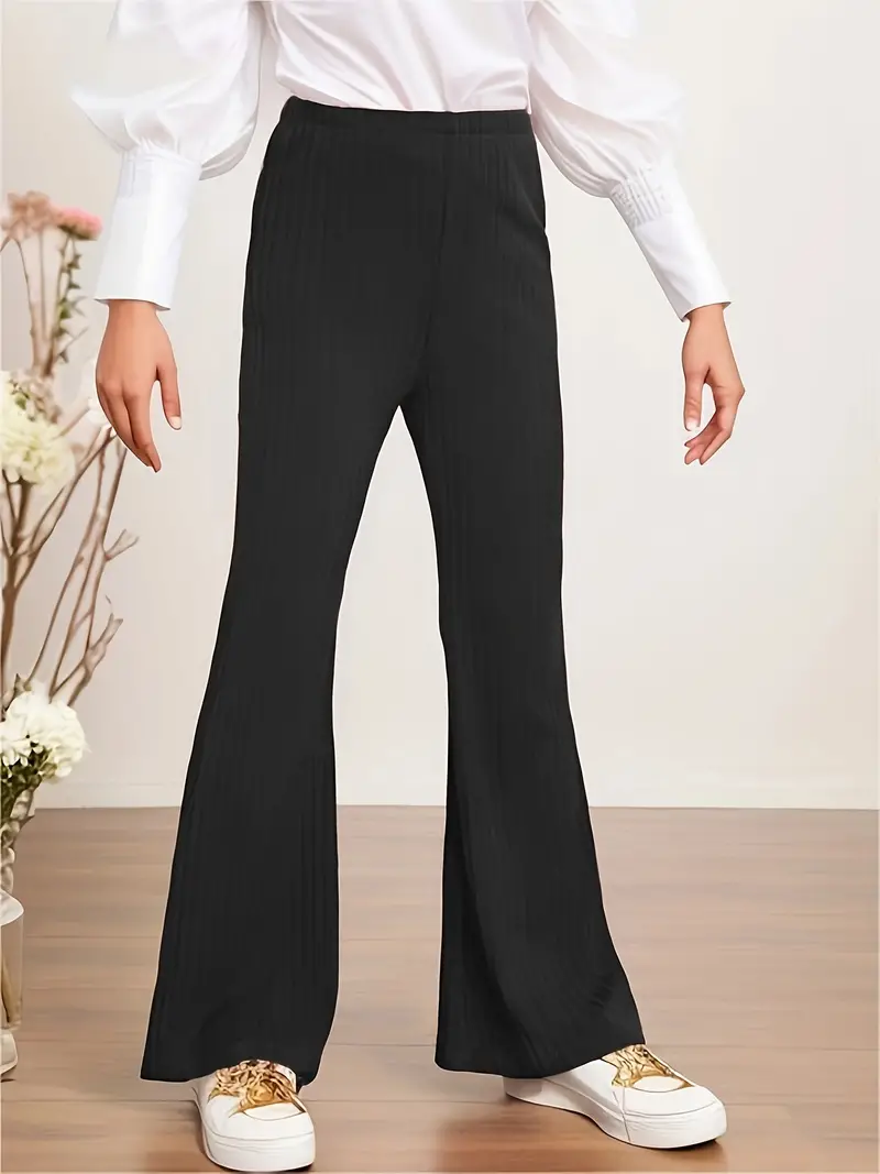 Solid High Waisted Flare Pants  High waisted flares, High waisted flare  pants, Flare pants