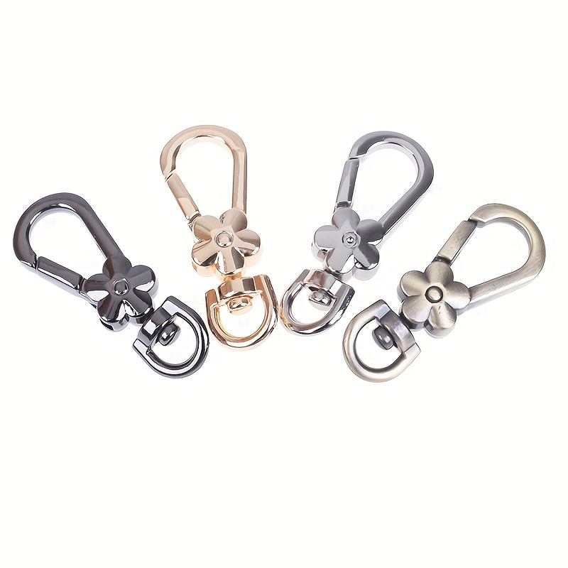 Keyring Keychain Clips Hook Clasps Big Key Ring Split DIY Bronze