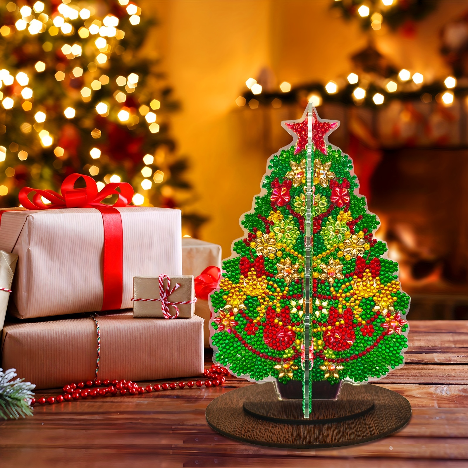 Christmas Artificial Diamond Painting Three dimensional - Temu