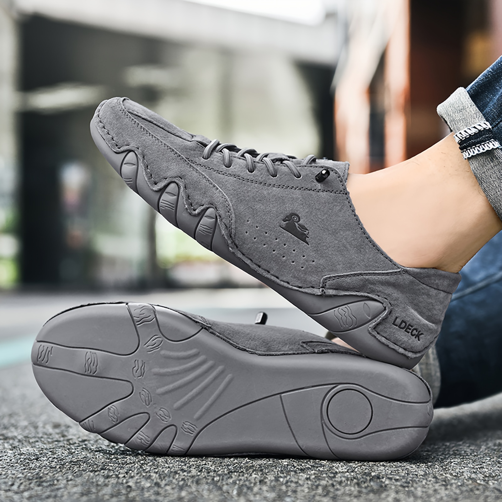 plus size mens trendy solid shoes comfy non slip casual durable sneakers for mens outdoor activities 5