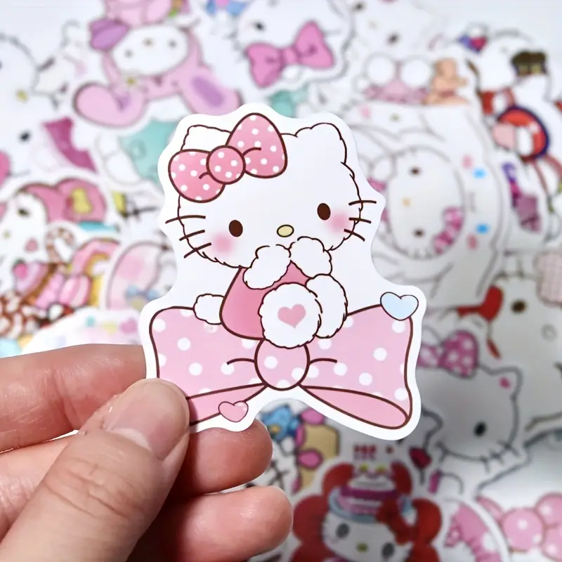 Cartoon Bag Stickers Y2k Hello Kitty Kuromi Cartoon - Temu
