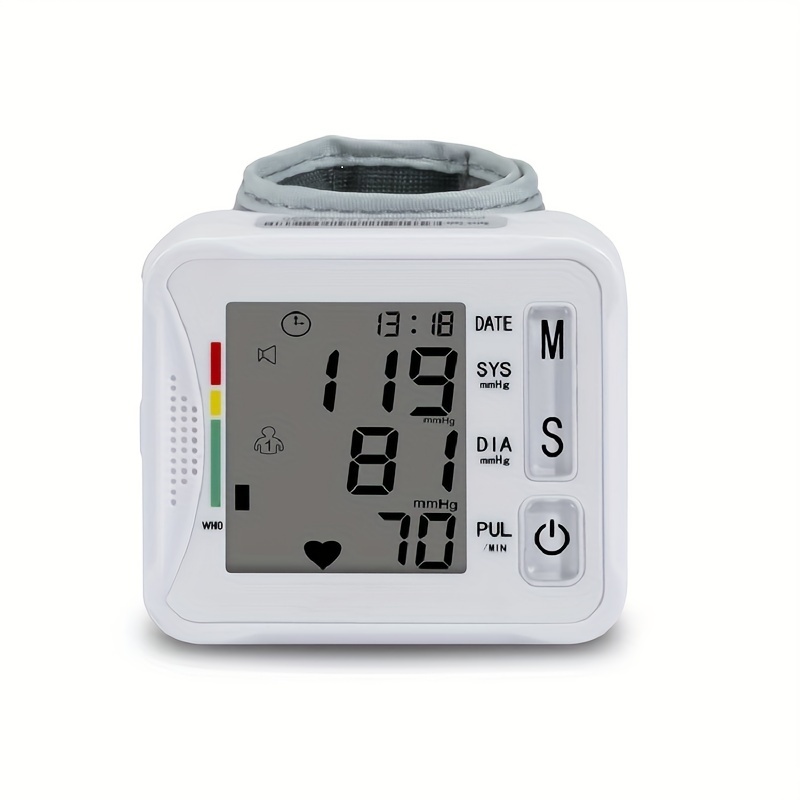 Sejoy Blood Pressure Monitor Wrist Blood Pressure Machine Digital Automatic BP Cuff Monitors with Irregular Heartbeat Detection Large Display 2x60